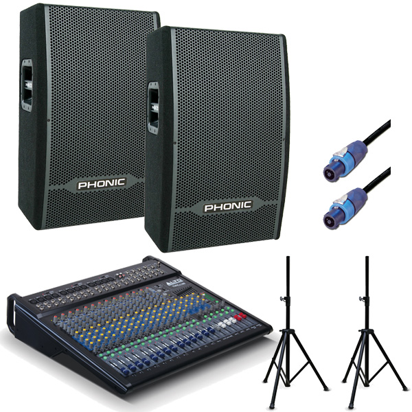ALTO/PHONIC/パッシブスピーカーセット/(iSK12×2/TMX160DFX/STS-77×2