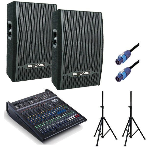 ALTO/PHONIC/パッシブスピーカーセット/(iSK12×2/TMX120DFX/STS-77×2