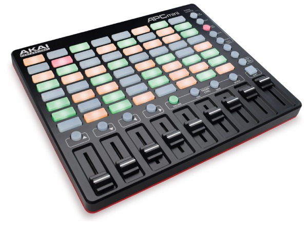 AKAI professionalのUSB MIDIコントローラー、APC MINIのご紹介ページです。