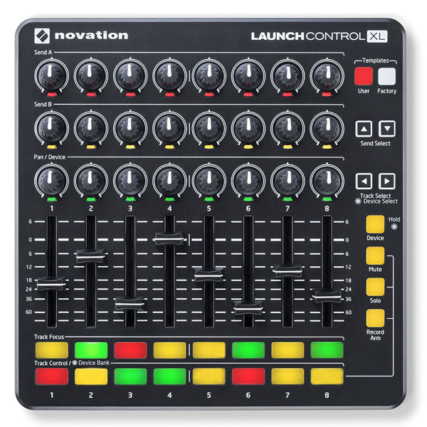 novationのAbleton Live用MIDIコントローラーLaunch Control XL BLACK