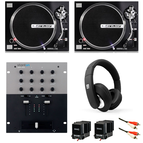 ReloopターンテーブルRP-7000とSMX-202 のDJセット！