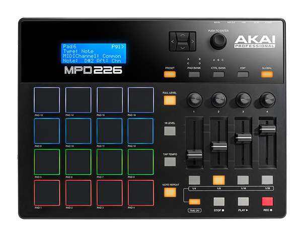 AKAI MPD226 MIDIコントローラー