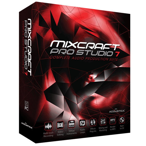 iڍ F ACOUSTICA/yȐ\tg/Mixcraft PRO STUDIO 7[WINDOWSp]tunecore`PbgtI