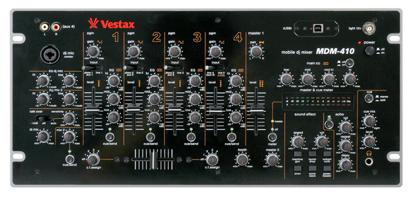 VESTAX　MDM-410　ベスタクス　ＤＪミキサー　セレクター