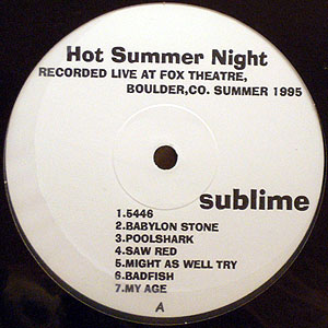 商品詳細 ： sublime<LP>/Hot Summer Night