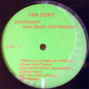 iڍ F IAN DURY<LP>/Unreleased! New Boots And Panties!!