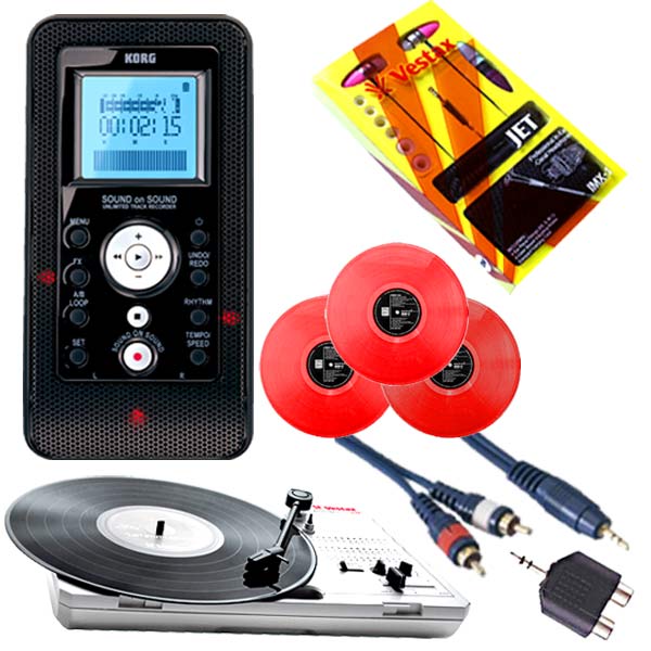 商品詳細 ： 【RAPPERS ROOM】初心者モバイルラッパーズセット(SOUND on SOUND/handy trax USB/JET(IMX-1)/KP-30SMRC 3m/AD63DRJ/インスト付きレコード3枚)