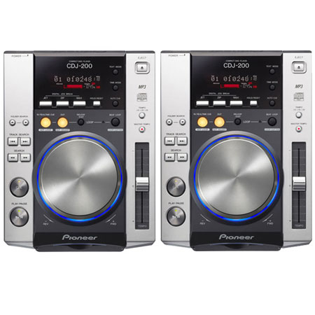 中古品】【2台セット】Pioneer/DJプレーヤー/CDJ-200 -DJ機材アナログ ...