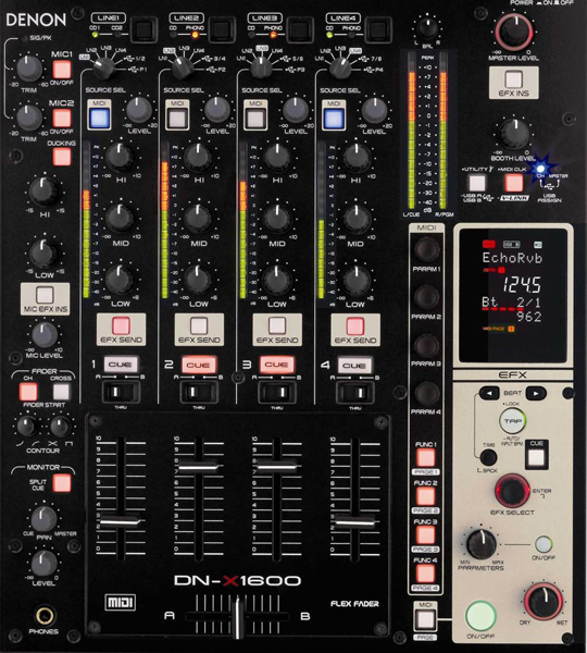 中古品】DENON DJ/DJミキサー/DN-X1600 -DJ機材アナログレコード専門店 中古品】DENON DJ/DJミキサー/DN-X1600 -DJ機材アナログレコード専門店