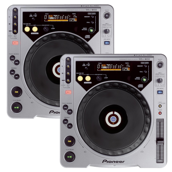 中古品】【お得な2台セット！】PIONEER/CDJ/CDJ-800(二台セット) -DJ ...