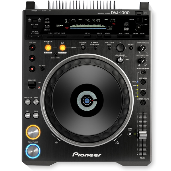 Pioneer DVJ-1000 DJ機材 PioneerのDVJ、DVJ-1000のご紹介です。