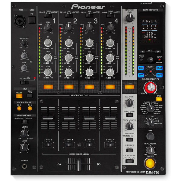 Pioneer DJの高音質DJミキサーDJM-750-Kの中古品のご紹介です！