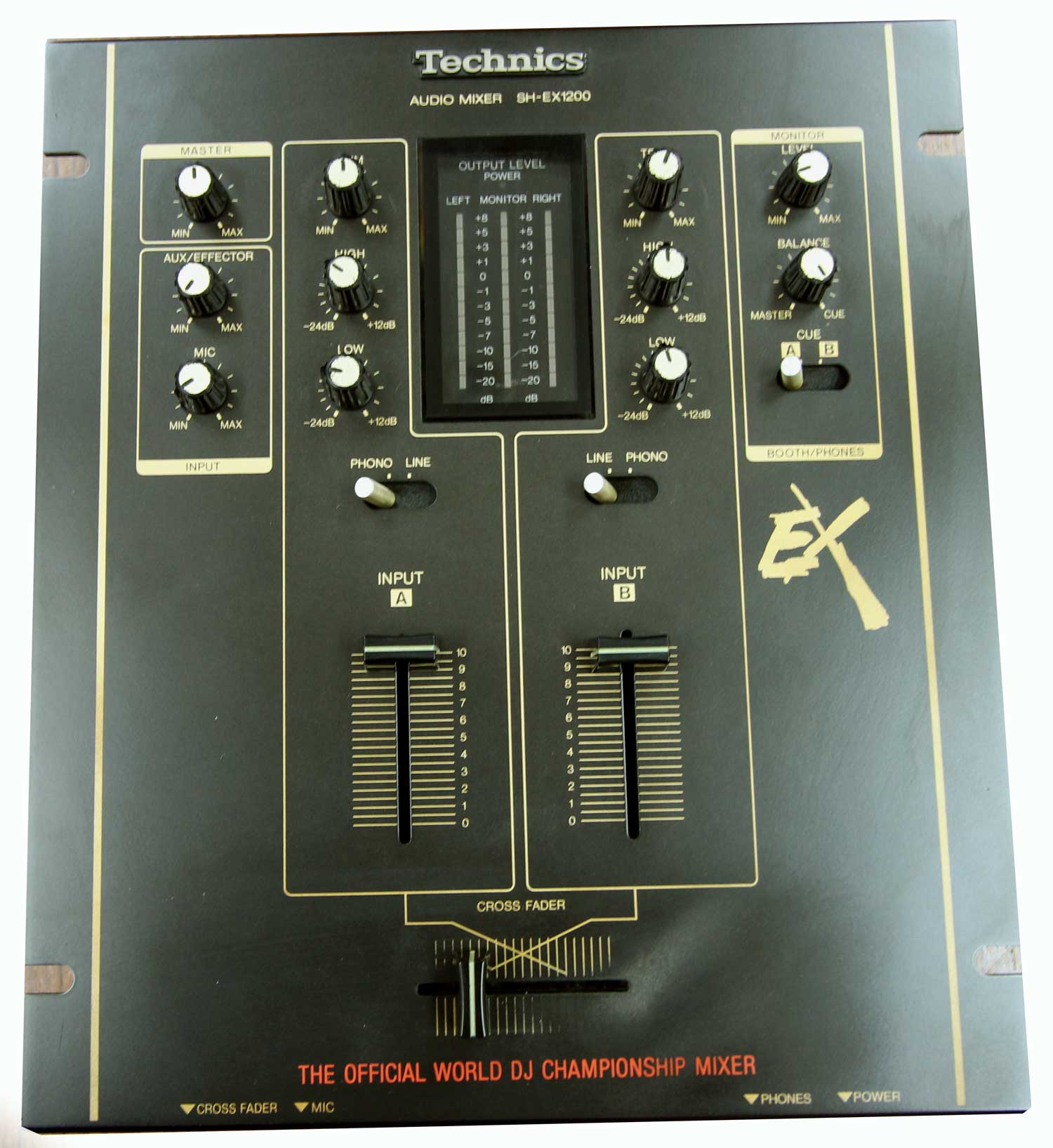 中古品】Technics/DJミキサー/SH-EX1200-K -DJ機材アナログレコード