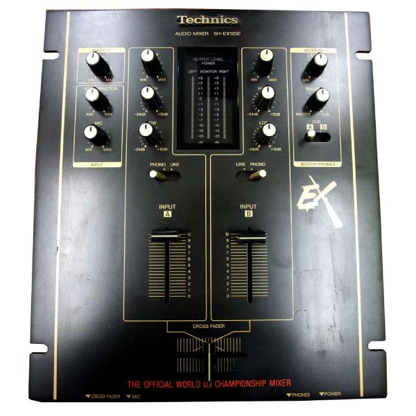 【中古品】Technics/DJミキサー/SH-EX1200 BK -DJ機材アナログレコード専門店OTAIRECORD