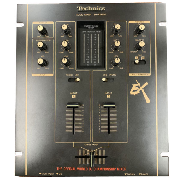 中古品のTechnics、DJミキサー/SH-EX1200 BKのご紹介です。