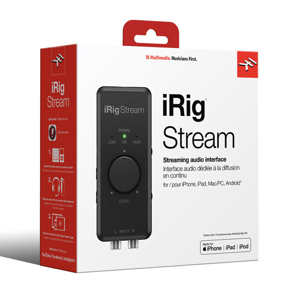 商品詳細 ： 【開封品新品】IK Multimedia/オーディオインターフェイス/iRig Stream
