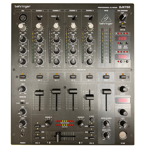 中古品】BEHRINGER/DJミキサー/DJX750 -DJ機材アナログレコード専門店