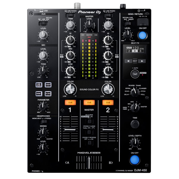 中古美品】Pioneer DJ/DJミキサー/DJM-450 -DJ機材アナログレコード
