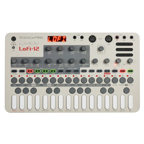 商品詳細 ： 【中古品☆電源アダプター付属】SONICWARE/サンプラー/LIVEN Lofi-12