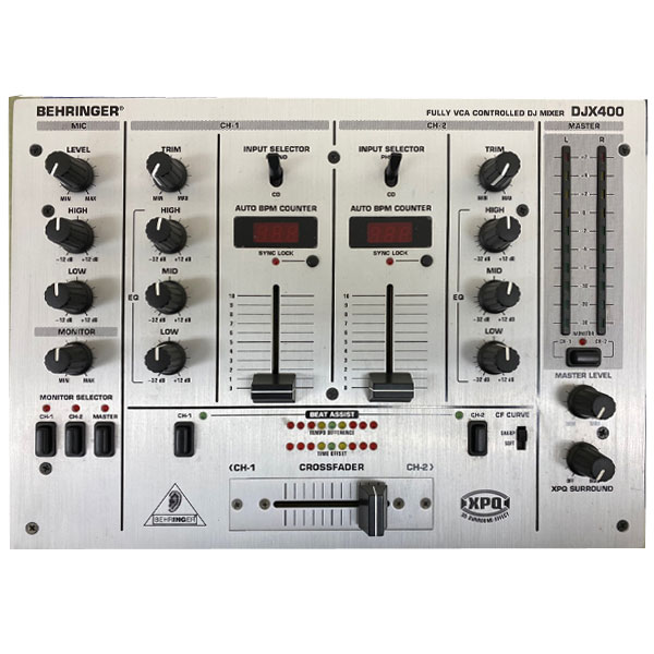 DJミキサー ベリンガー BEHRINGER DJX400 中古品】BEHRINGER/DJミキサー/DJX400 -DJ機材アナログレコード専門店
