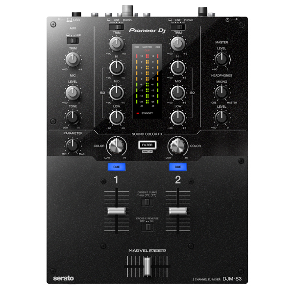 Pioneer DJ DJM-S3 DJミキサー SERATO 中古 中古美品】Pioneer DJ/DJミキサー/DJM-S3