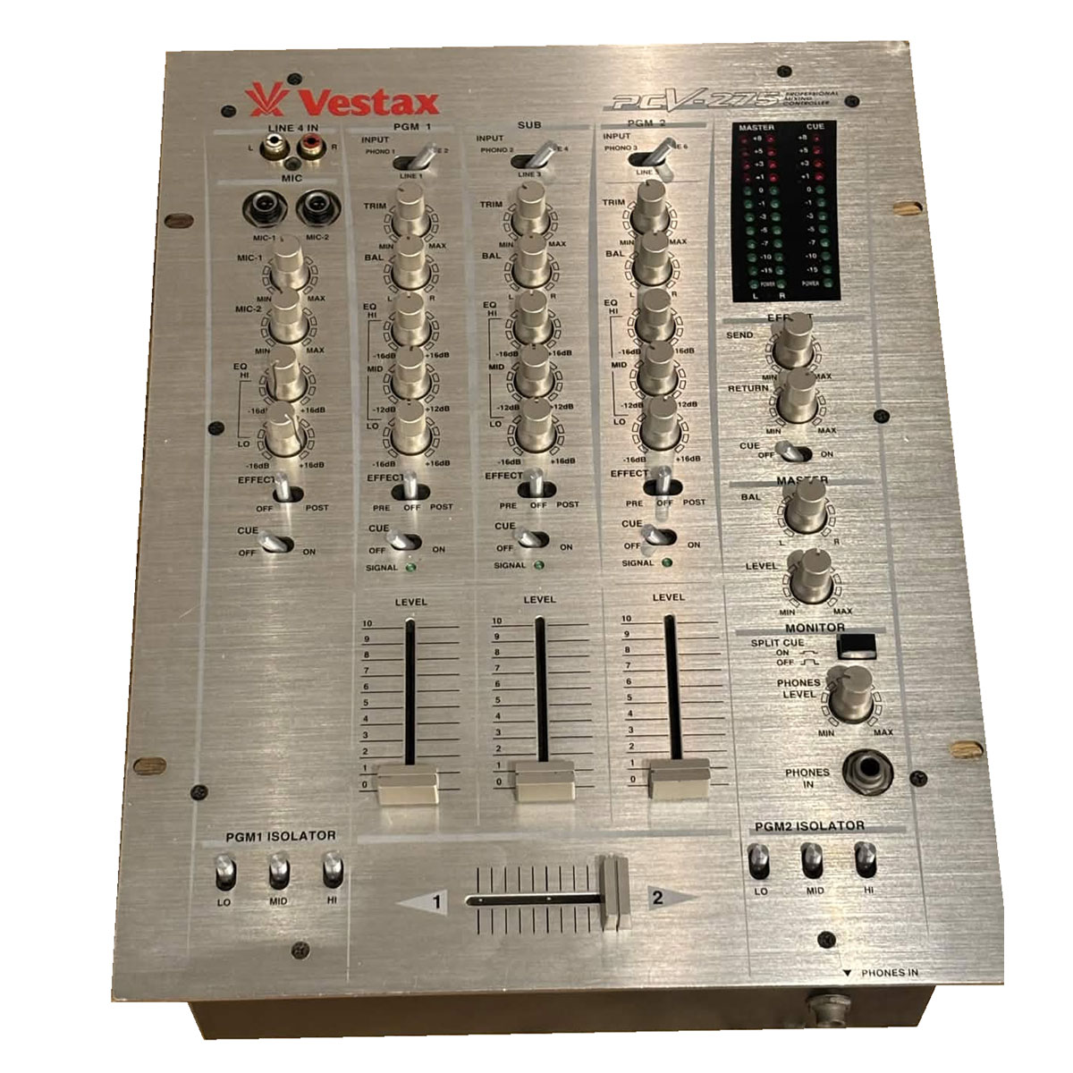 中古品】Vestax/DJミキサー/PCV-275 -DJ機材アナログレコード専門店 