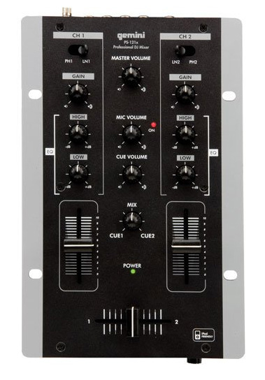 中古品】GEMINI/DJミキサー/PS-121X -DJ機材アナログレコード