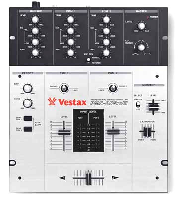 iڍ F yÕizVestax/DJ~LT[/PMC-05Pro3VCA