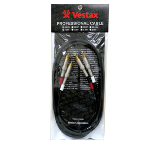 Vestax/ケーブル/PROFESSIONAL CABLE 高級仕様(2R2R-S 1M)RCA(PIN)-RCA