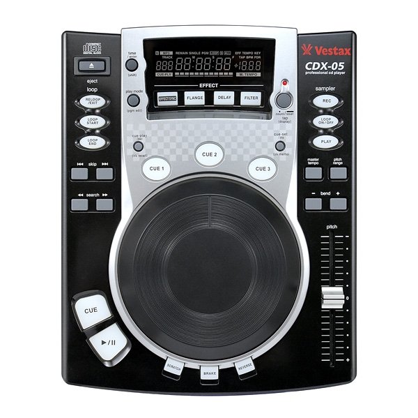 期間限定大特価！】Vestax/CDJ/CDX-05MBK（ブラック）※SCRACH LIFE1枚