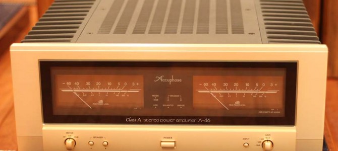 中古品入荷！程度極上のAccuphase A-46が入荷致しました。
