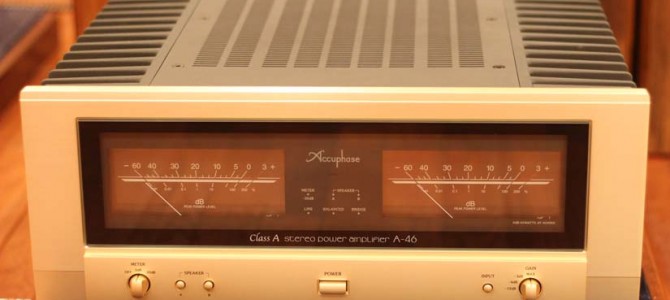 中古品入荷！程度極上のAccuphase A-46が入荷致しました。