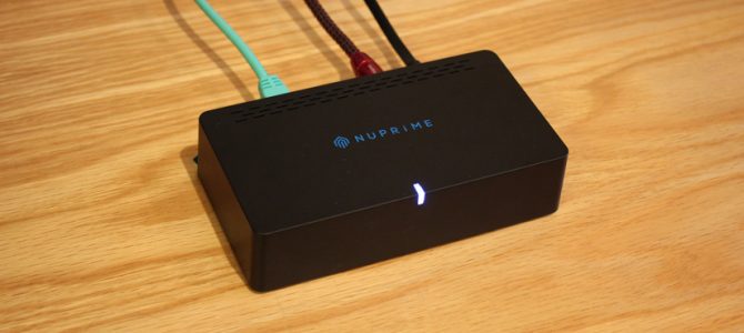 片手に乗る程コンパクトなネットワークオーディオプレーヤー NuPrime WR-100のご紹介です。