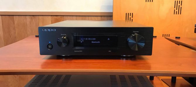 いま大注目のOPPO Sonica DACのデモ機を展示しました。