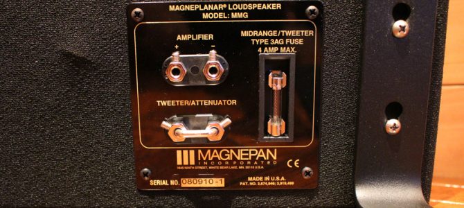 【店頭展示処分品】MAGNEPANのスピーカー、MMGが御求め安い価格になりました。