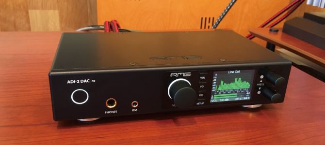 【RME】ADI-2 DAC セッティング中！