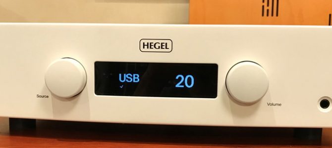 HEGELのネットワークプレーヤー・プリメインアンプ「H190」を展示中です。~エレクトリフェア~