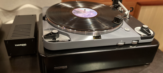 Thorens is Back！レコードプレーヤー TD 124 DD展示スタートしました。