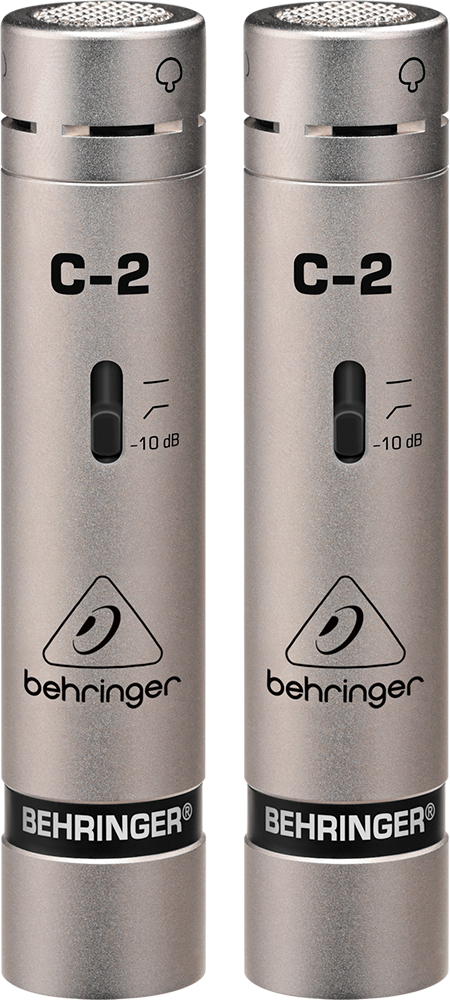 Behringer C-2 コンデンサーマイク 2本セット 楽天市場】BEHRINGER C-2 コンデンサーマイク ステレオペア