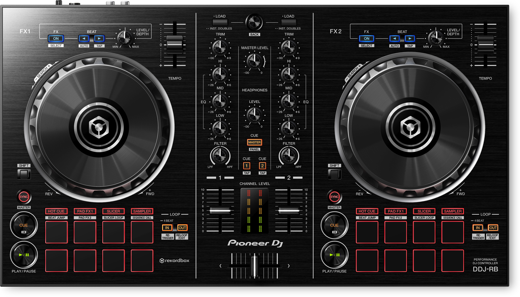 Cue 様　　DDJ-RB DDJ-RB (archived) Portable 2-channel controller for
