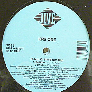 iڍ F KRS ONE(2LP) RETURN OF THE BOOM BAP