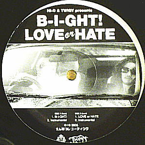 iڍ F HI-D & TWIGY(12) B-I-GHT / LOVE OR HATE