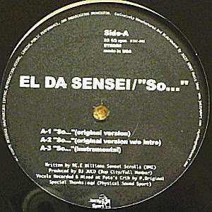 iڍ F ARTIFACTS / EL DA SENSEI(12) IT'S GETTIN' HOT REMIX / SODDD