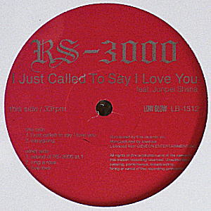 iڍ F RS-3000 FEAT.Ŗ(12) I JUST CALLED TO SAY I LOVE YOU