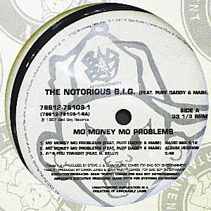 iڍ F THE NOTORIOUS B.I.G.FEAT. PUFF DADDY & MASE(12) MO MONEY MO PROBLEMS