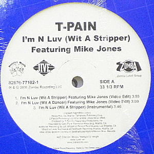 iڍ F T-PAIN(12) I'M SPRUNG / I'M IN LUV(WIT A STRIPPER) FEAT. MIKE JONES