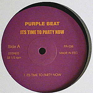 iڍ F PURPLE BEAT(12) ITS TIME TO PARTY NOW