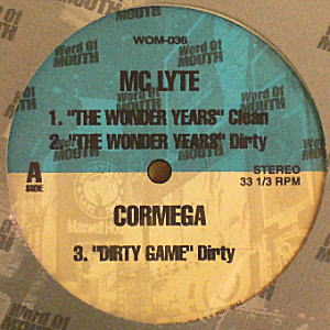 iڍ F MC LYTE / CORMEGA(12) THE WONDER YEARS / DIRTY GAME