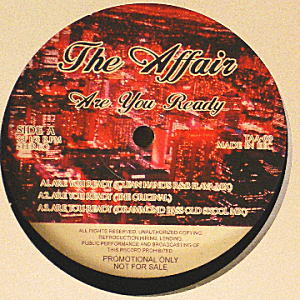 iڍ F THE AFFAIR(12) ARE YOU READY / THE WAY WE ARE