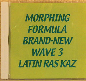iڍ F LATIN RAS KAZ(CD) MORPHING FORMULA BRAND-NEW WAVE 3
